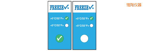 館陶溫度指示標(biāo)簽 冷凍檢查 Thermolabels
