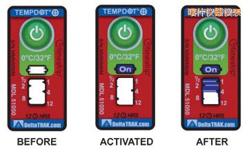 喀什溫度指示標(biāo)簽 累計(jì)上升時(shí)間/溫度的標(biāo)簽